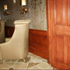 wainscoting with matching door